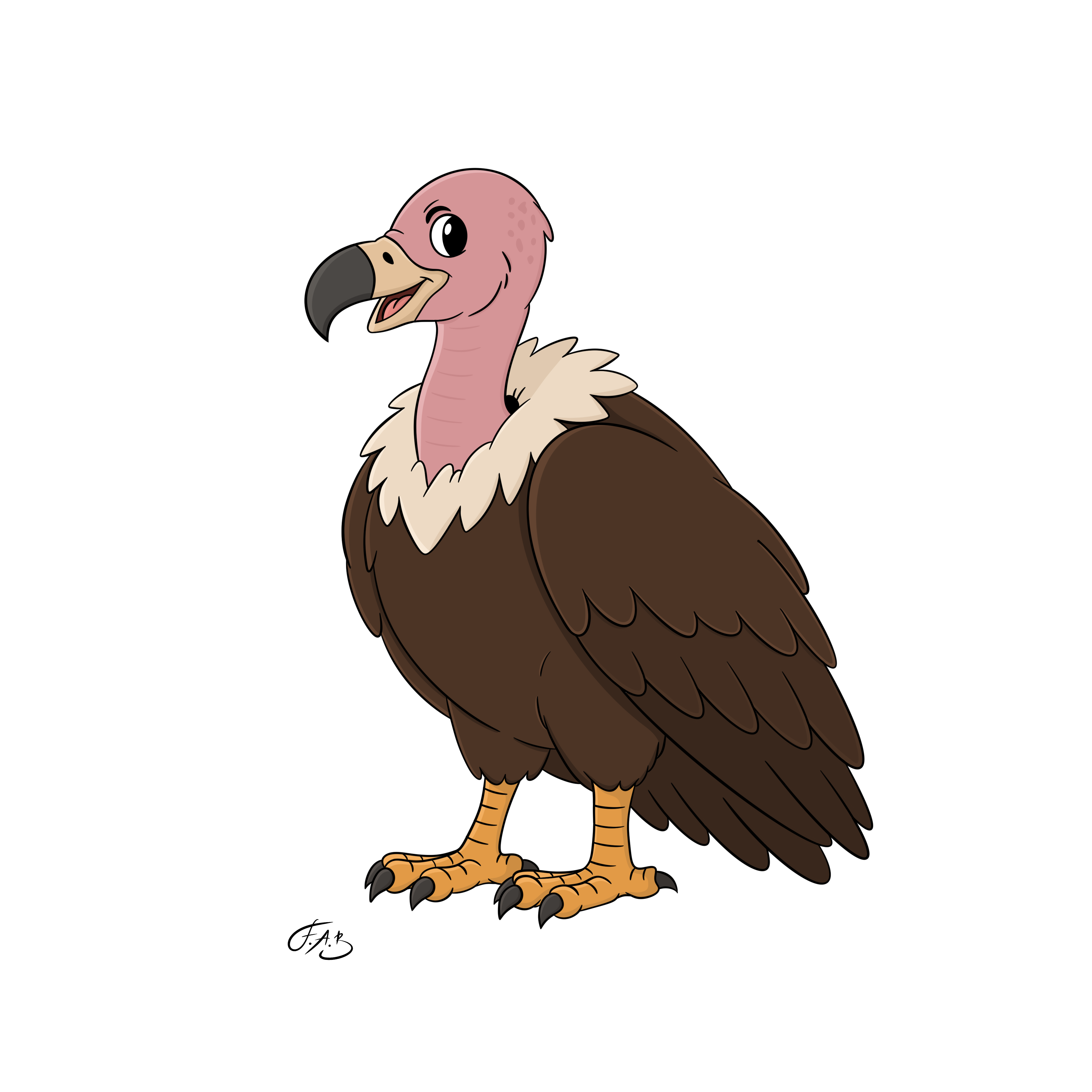 Vulture sticker