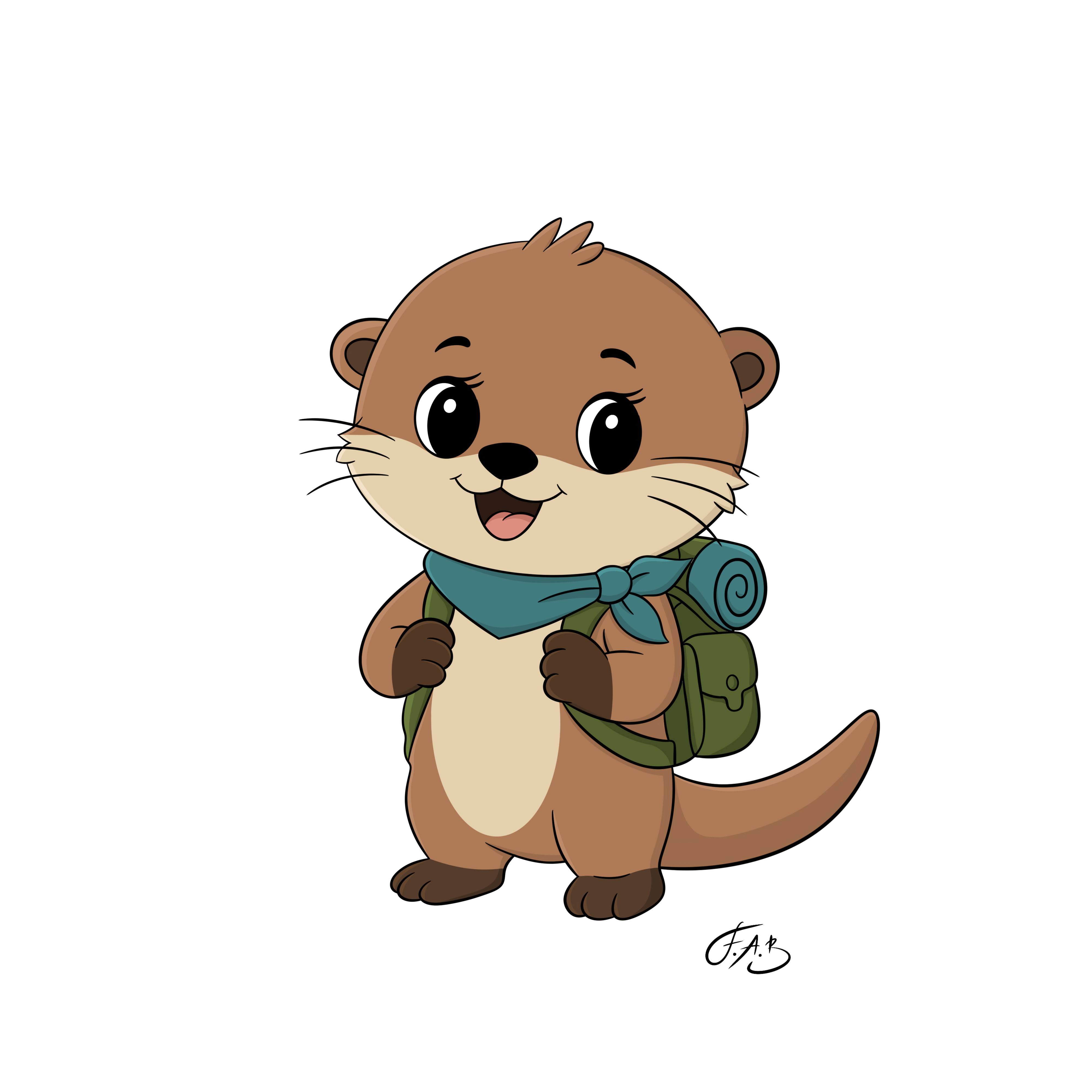 Otterventurer sticker