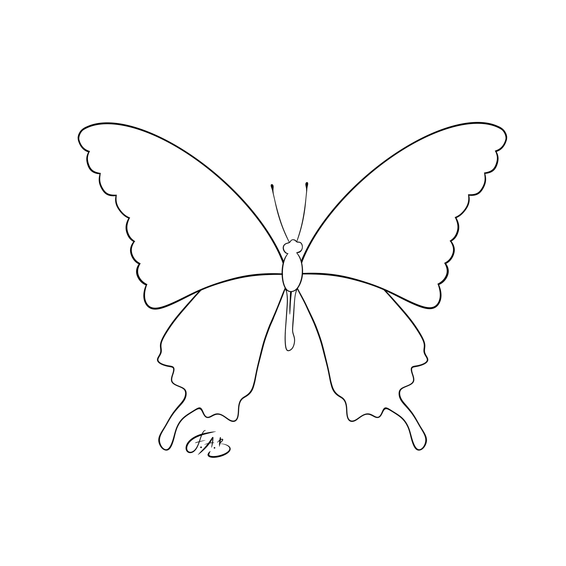 Giant Swallowtail Butterfly — version 2