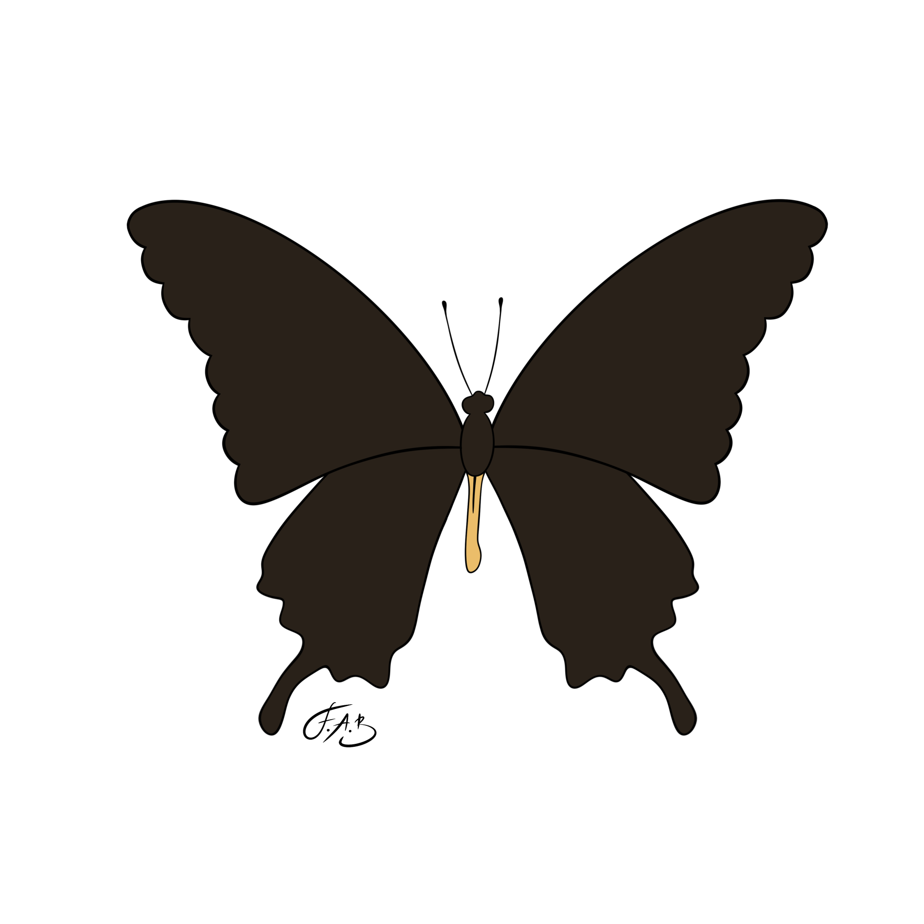 Giant Swallowtail Butterfly — version 3