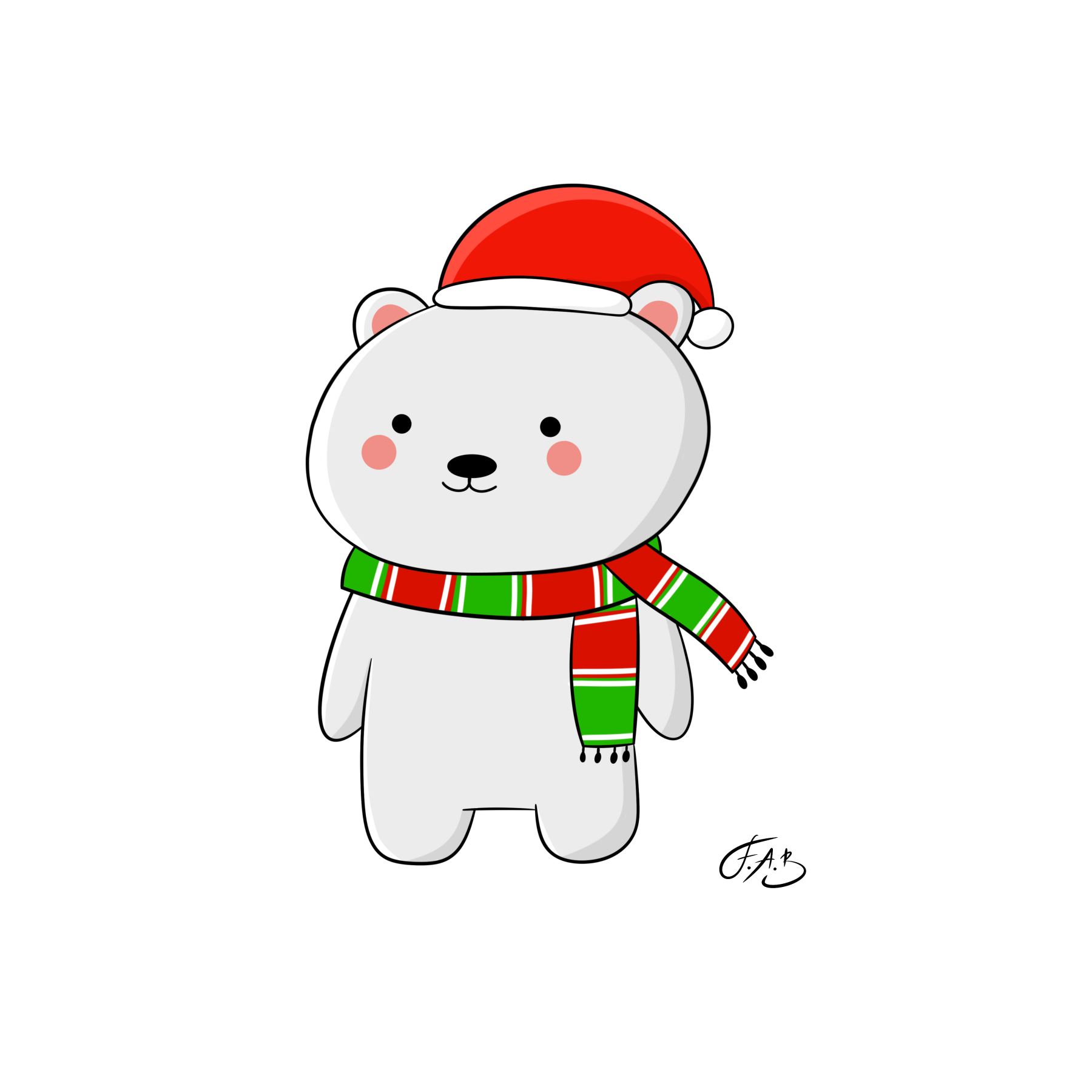 Christmas Bear — version 4