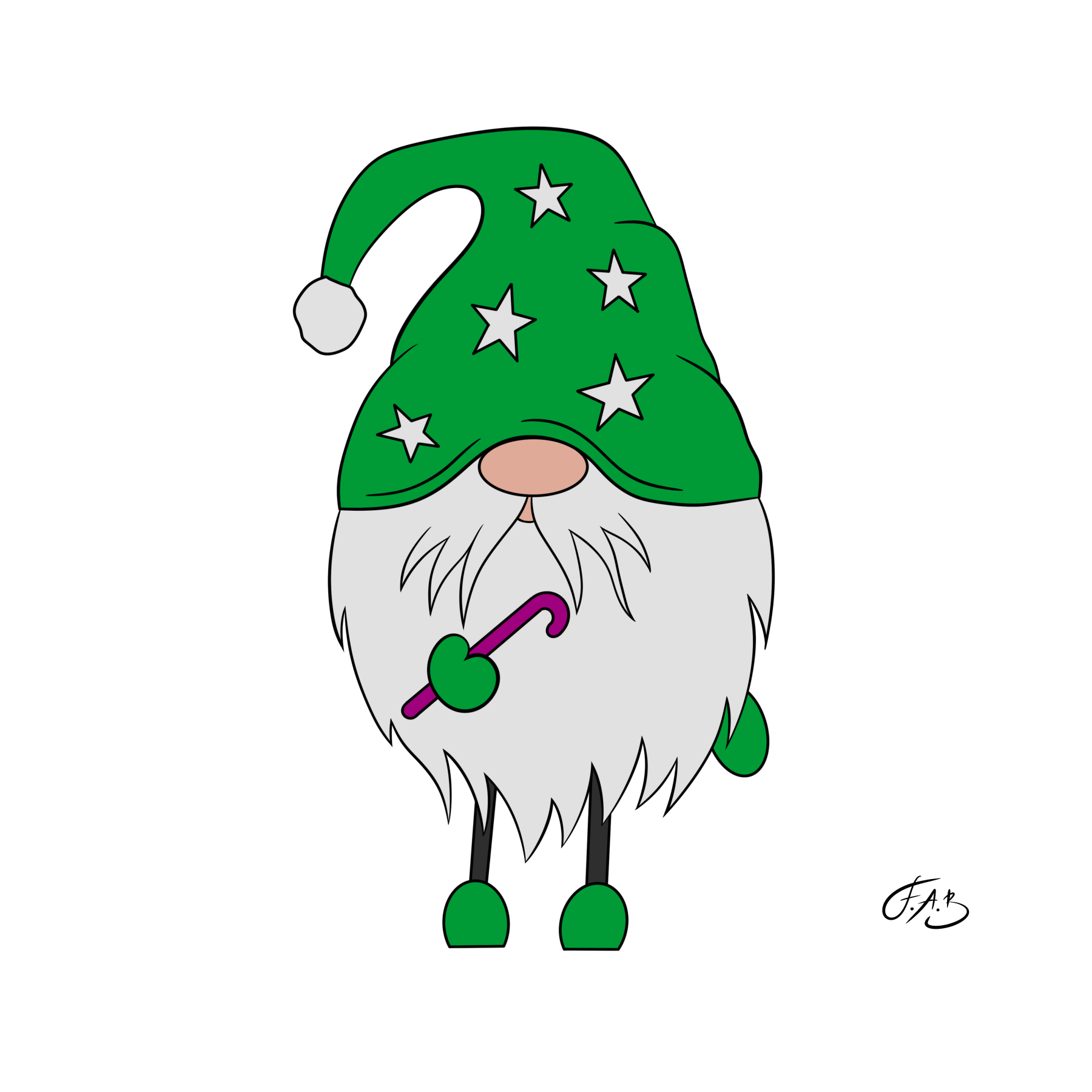 Christmas Gnome — version 3