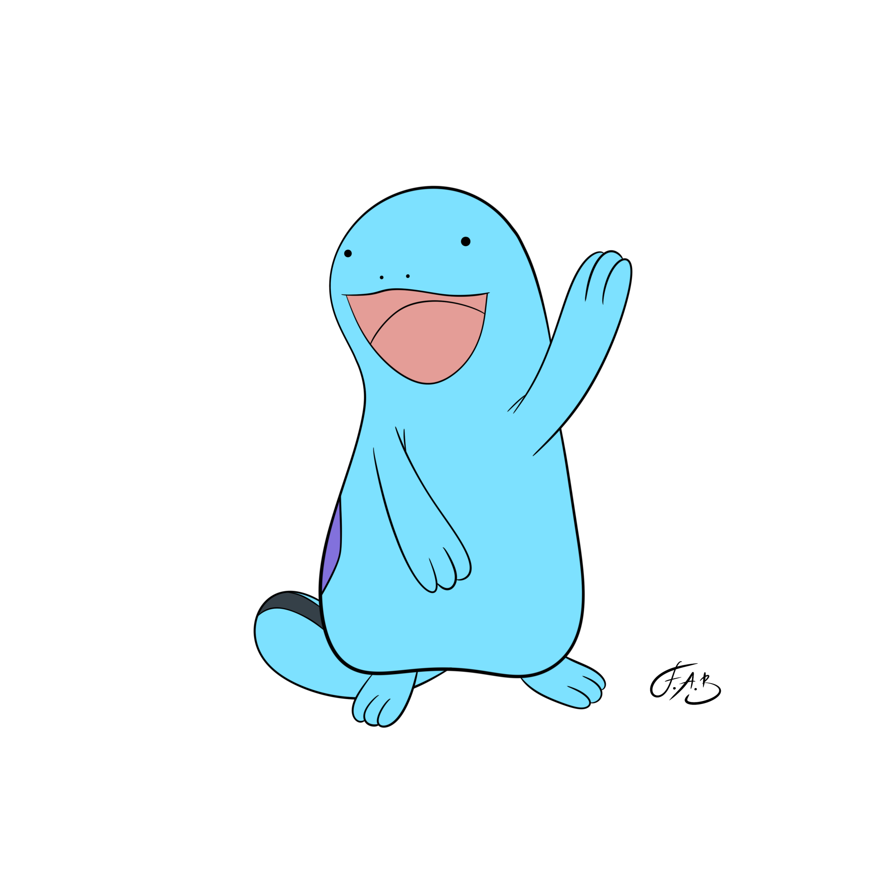 #0195 Quagsire — version 3