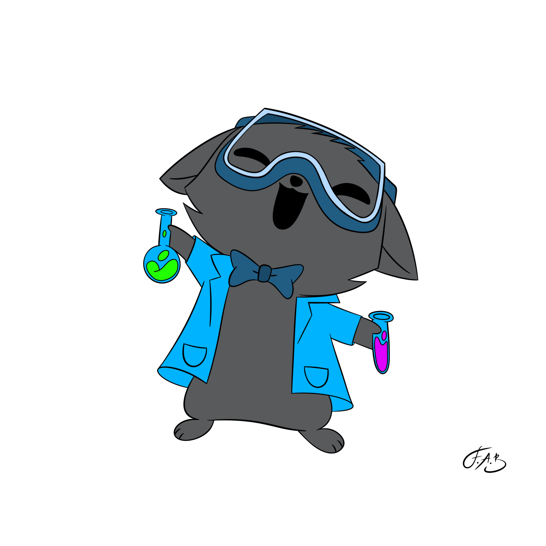 Mad Science Cat — version 3