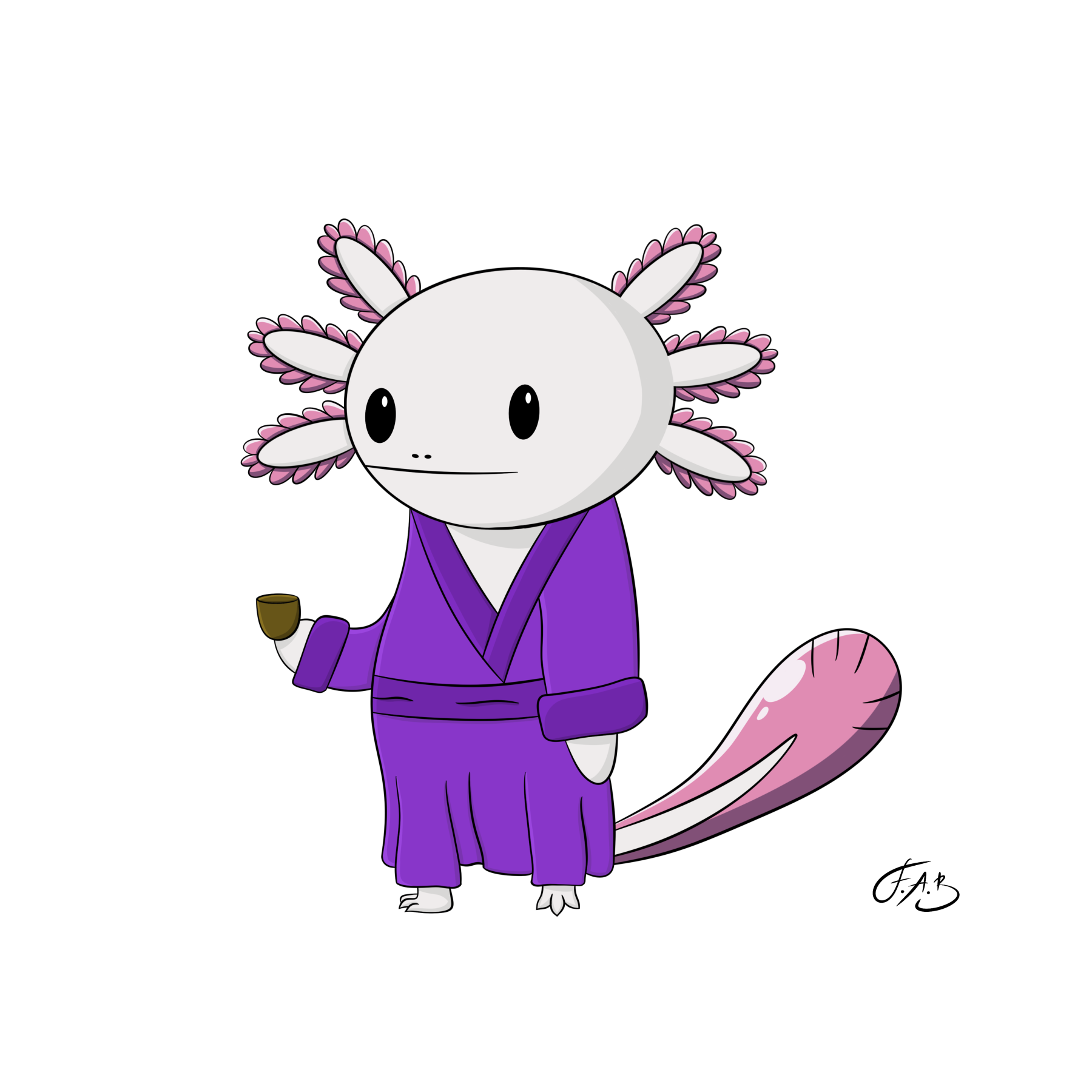 Axolotl Philosopher — version 4