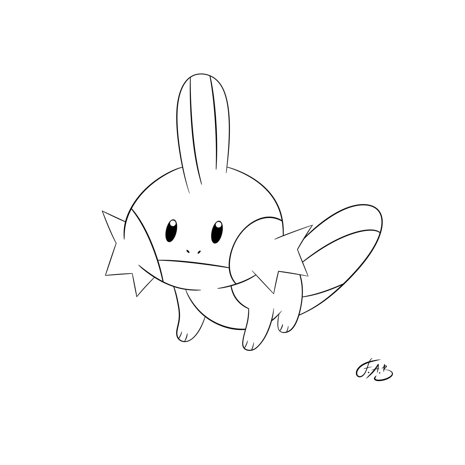 #0258 Mudkip — version 2