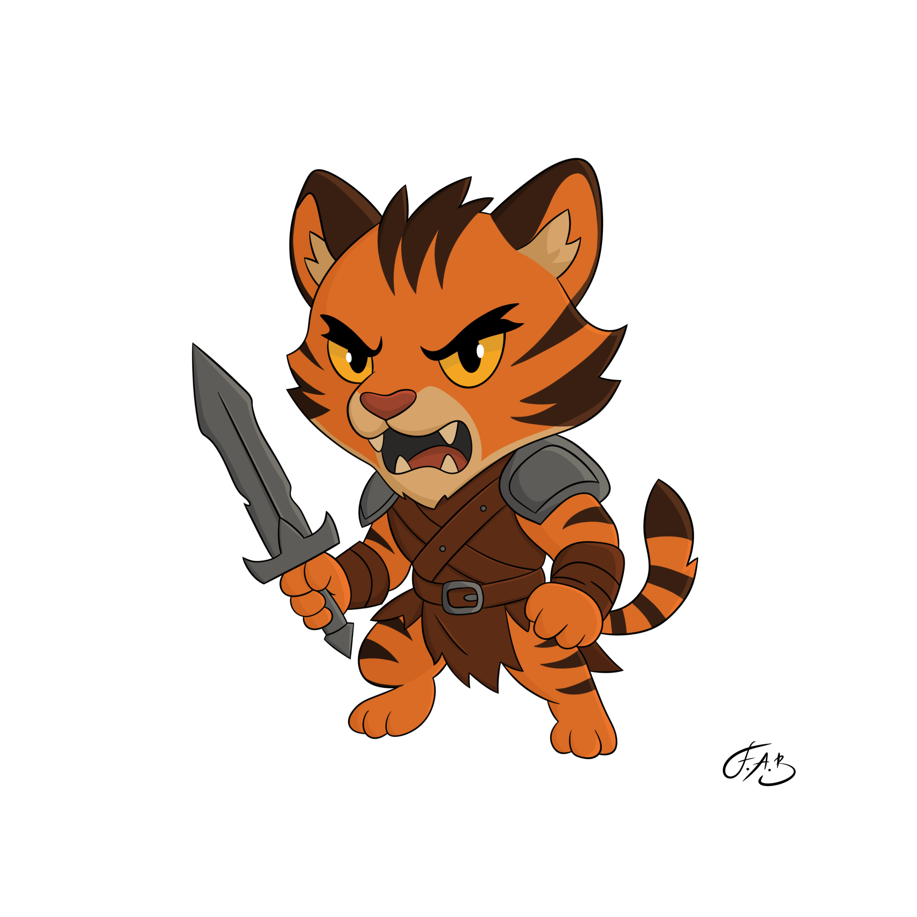 Hellscar Tigress — version 4