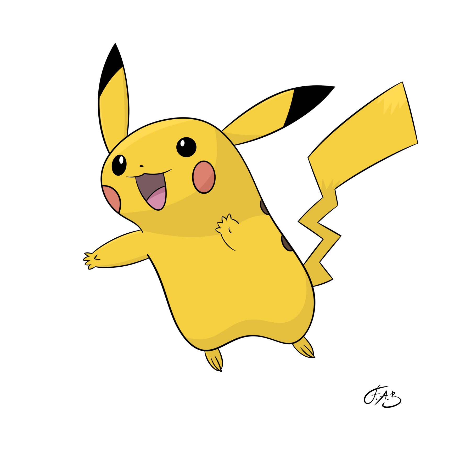 #0025 Pikachu — version 4