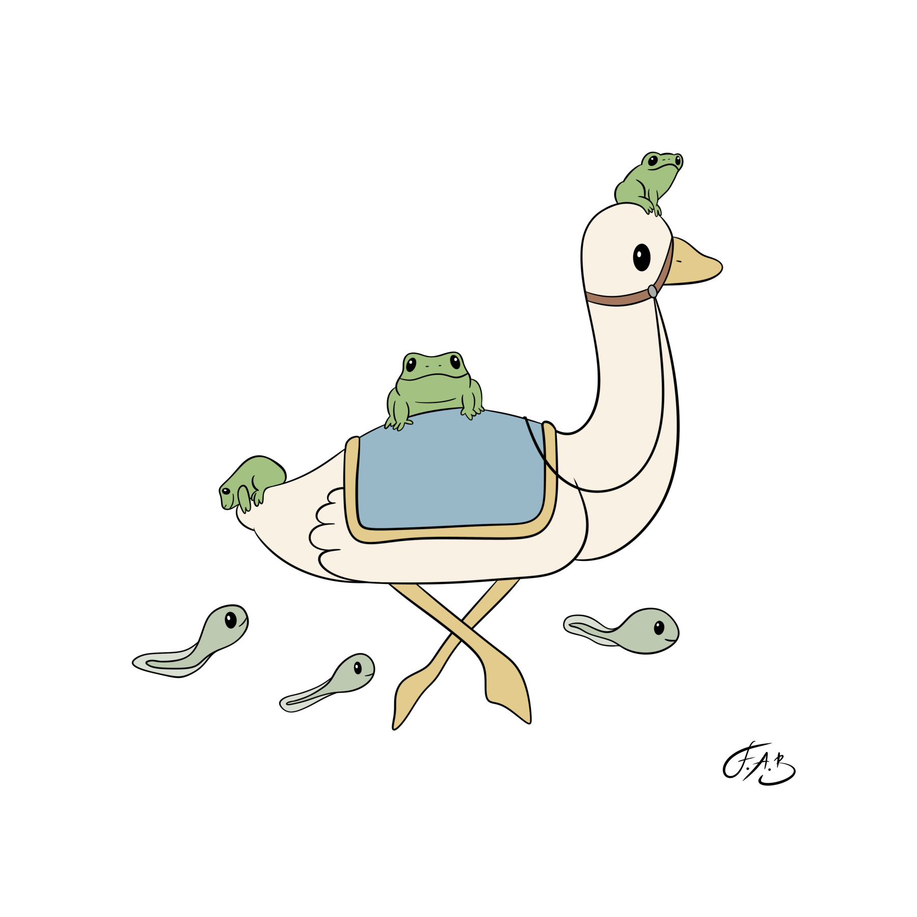 Goose and Frogs — version 3