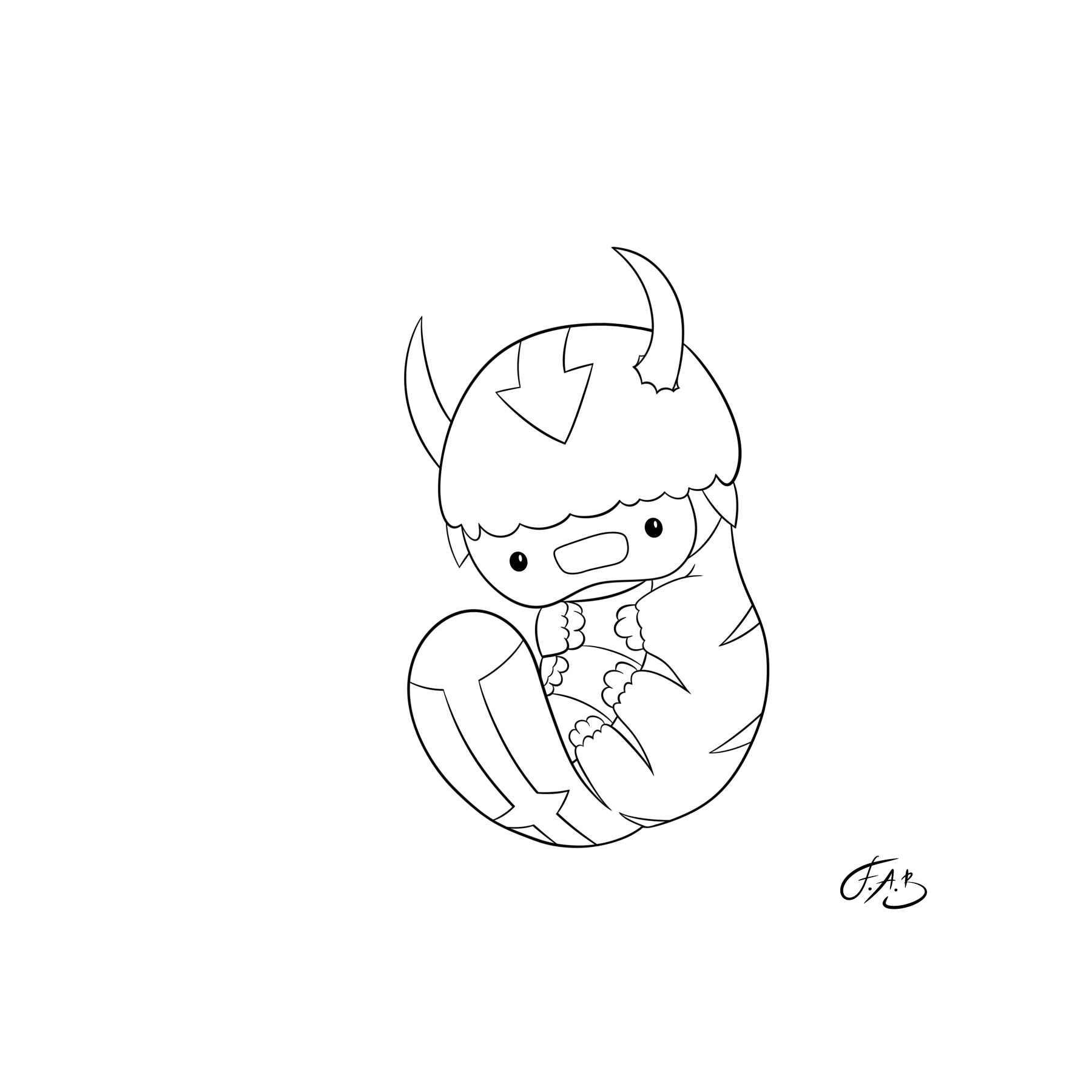 Baby Sky Bison — version 2