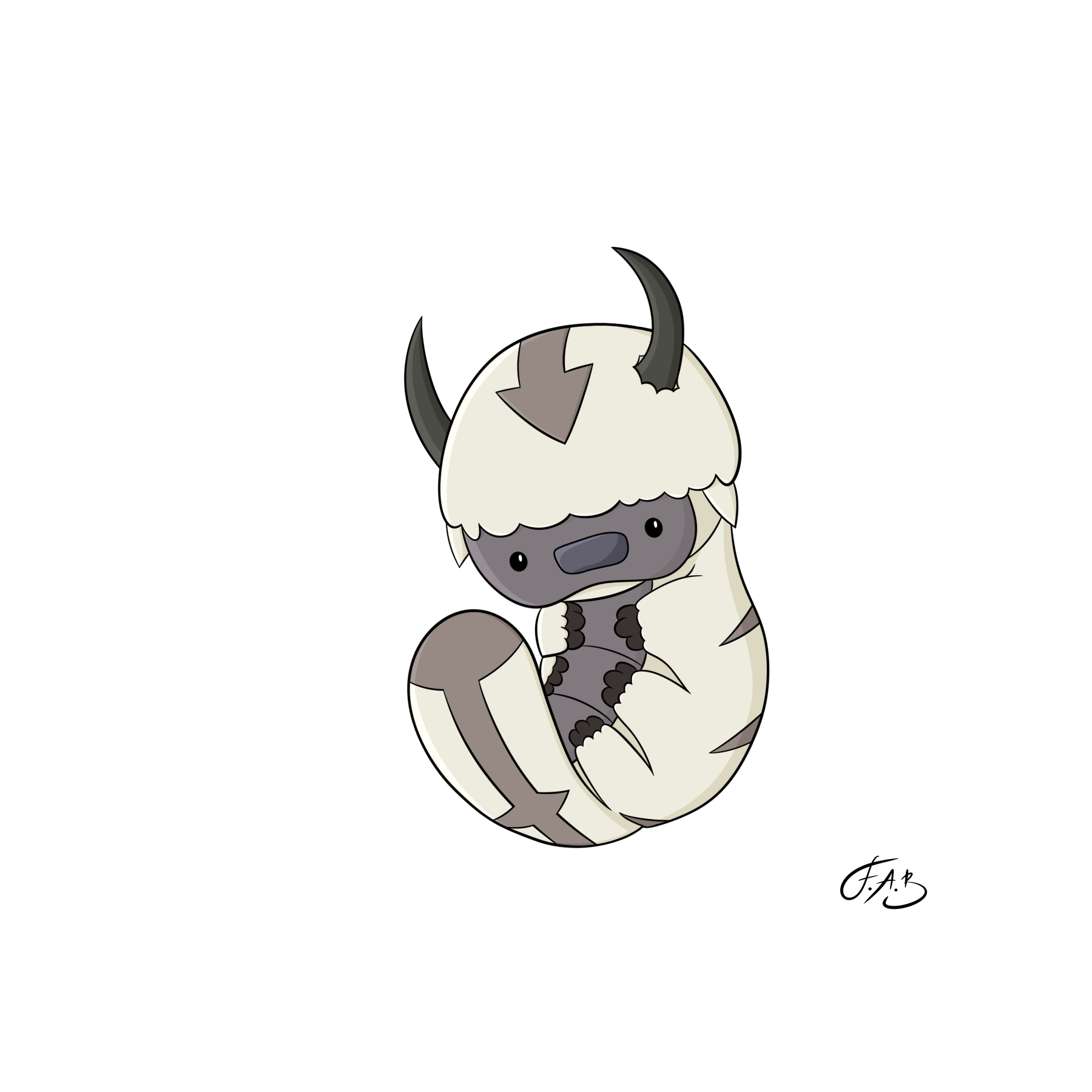Baby Sky Bison — version 4
