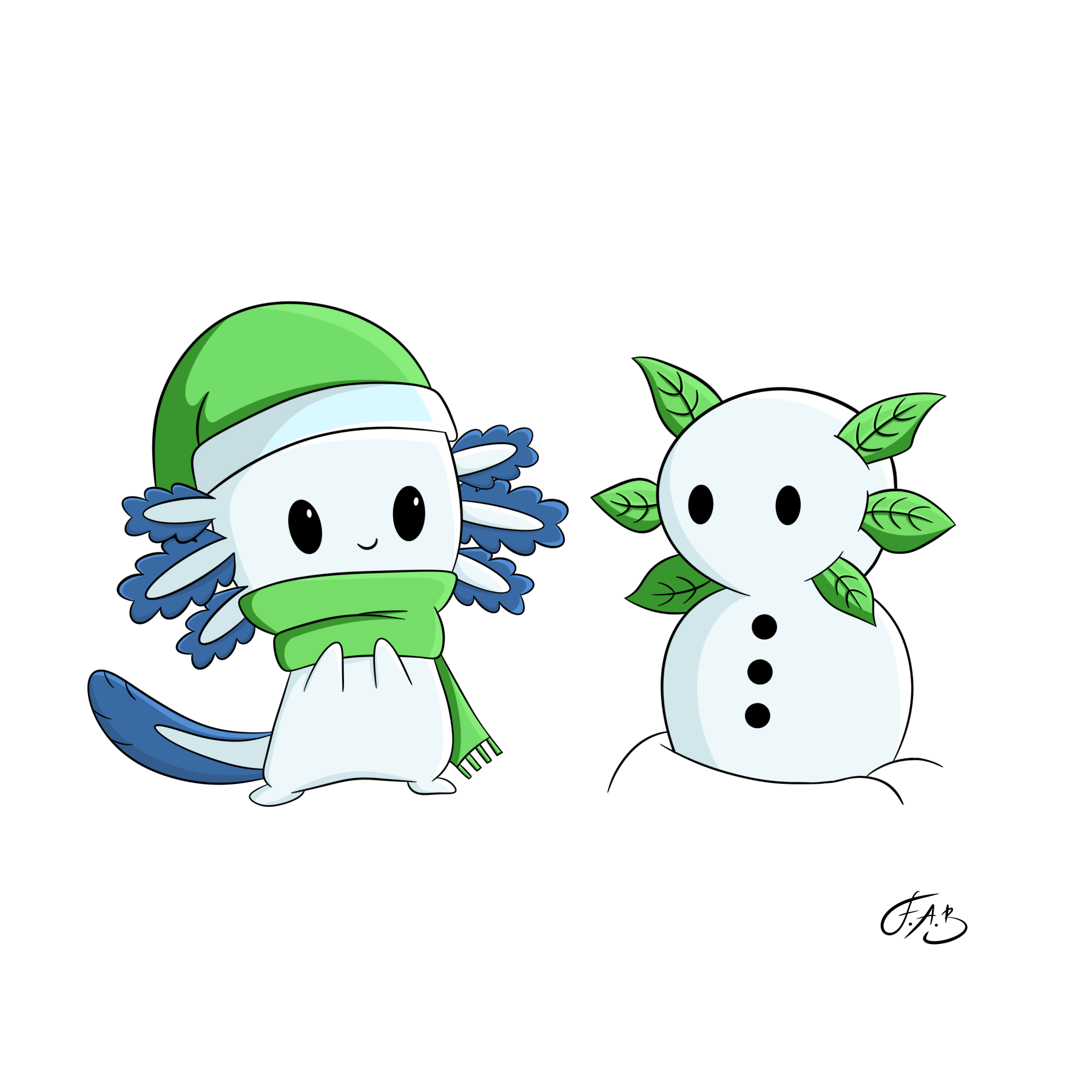 Axolotl and Snow-o-Lotl — version 4