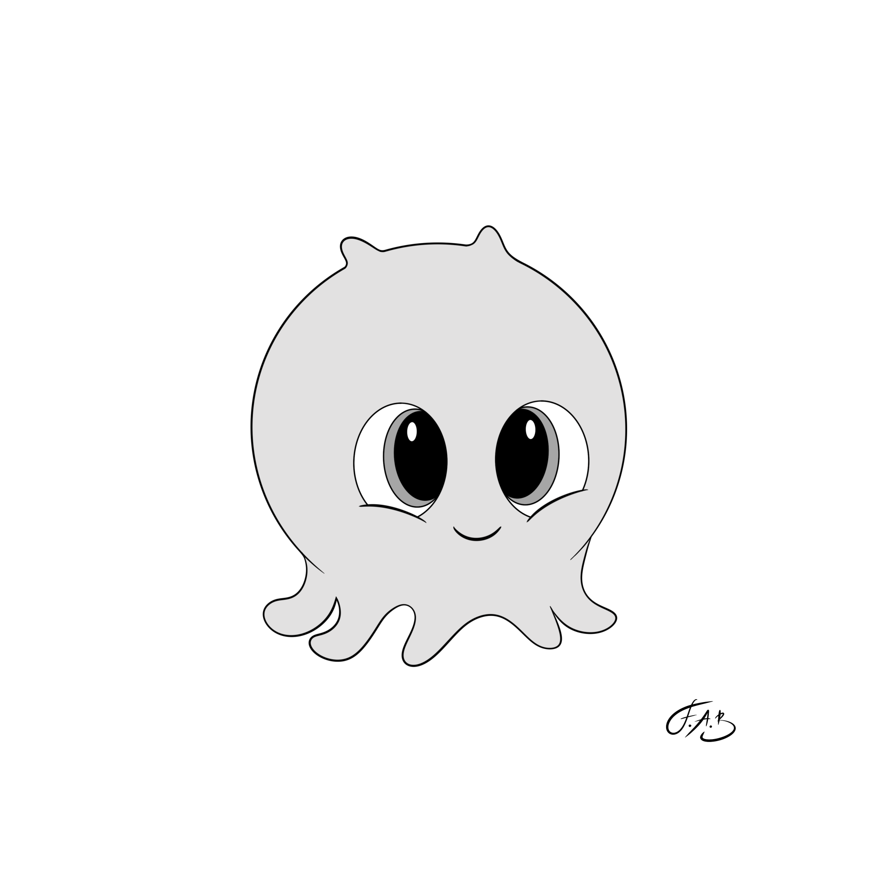 Kawaii Octopus — version 3