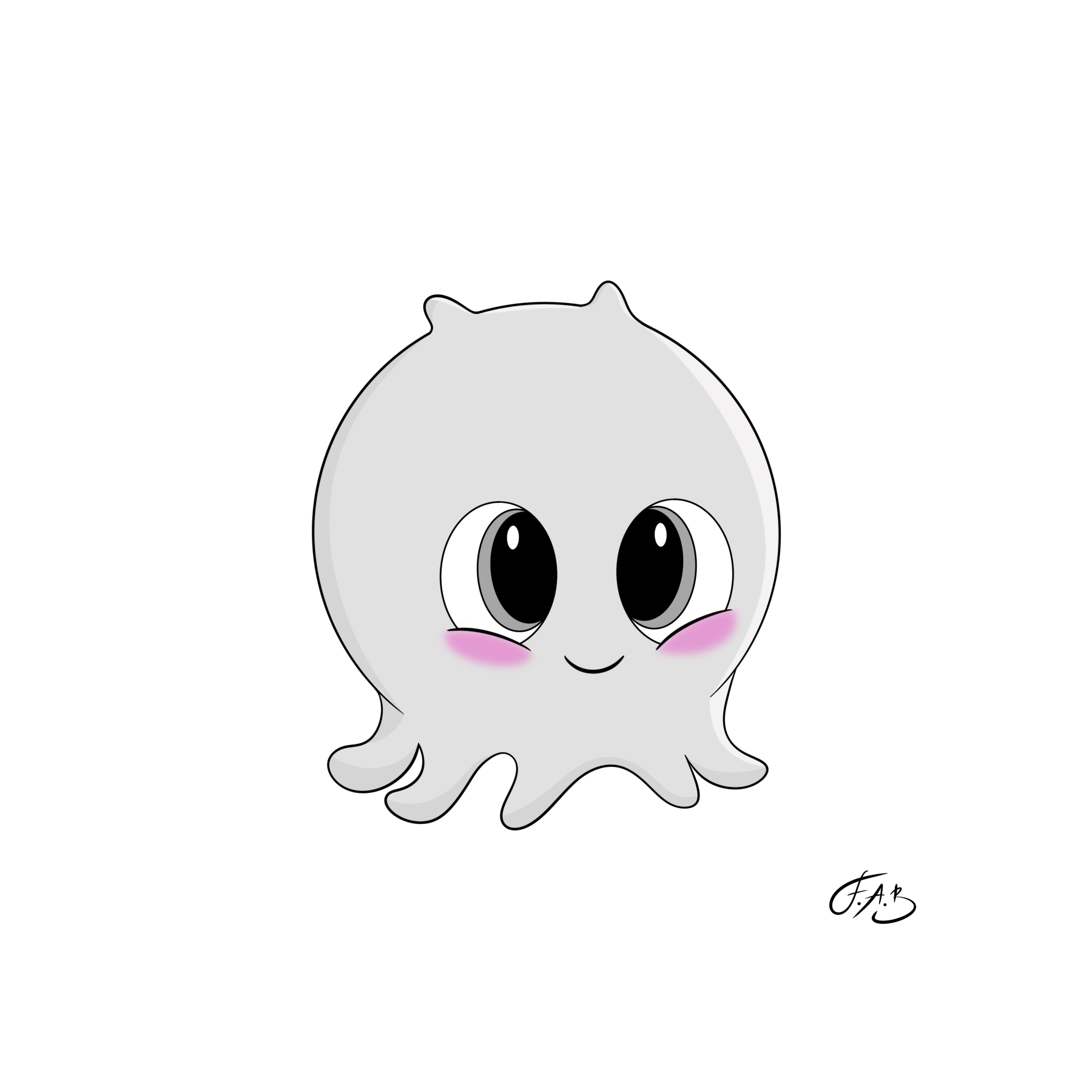 Kawaii Octopus — version 4