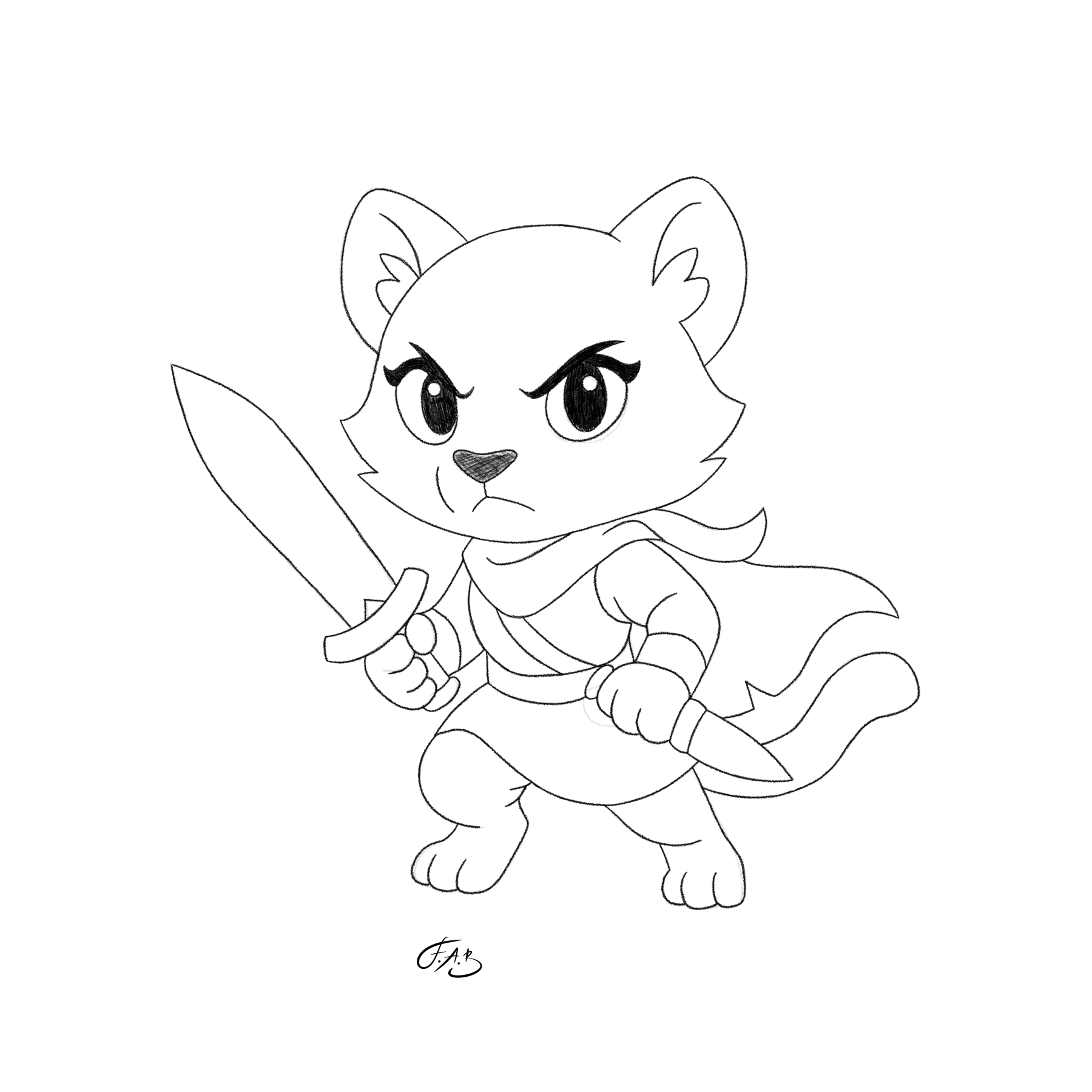 Dawnclaw Huntress — version 1