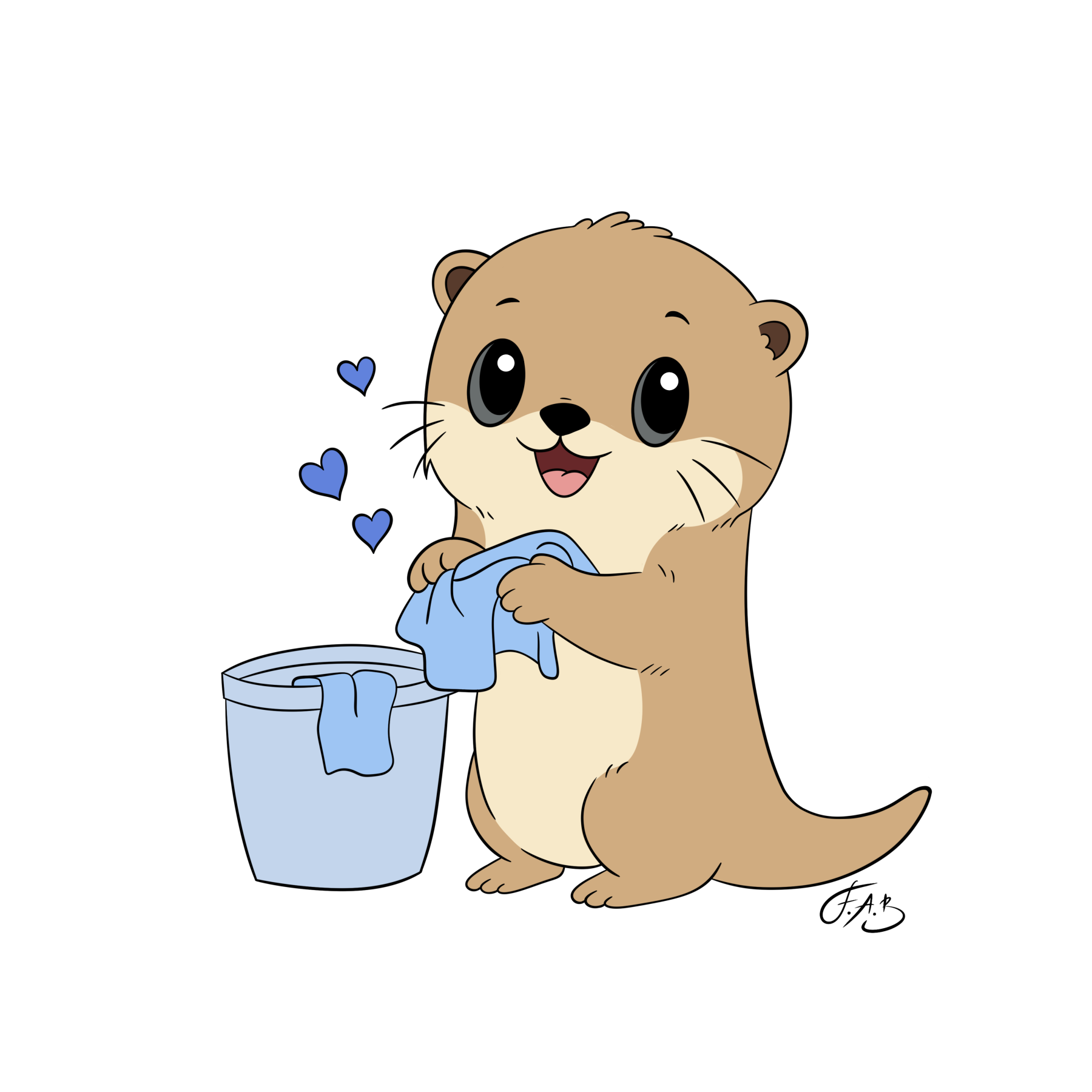 Laundry Otter — version 3