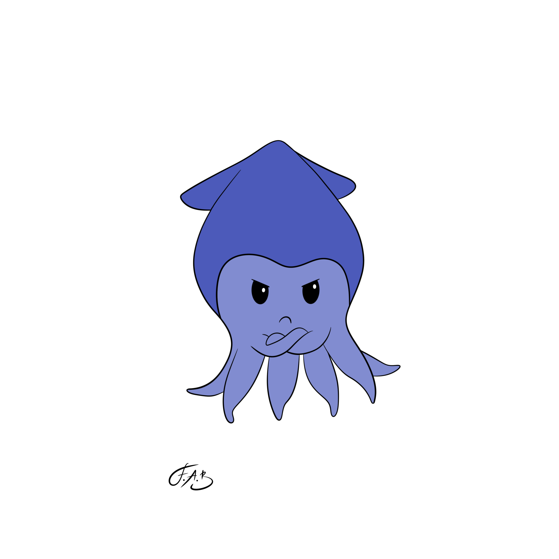 Annoyed Squid — version 3