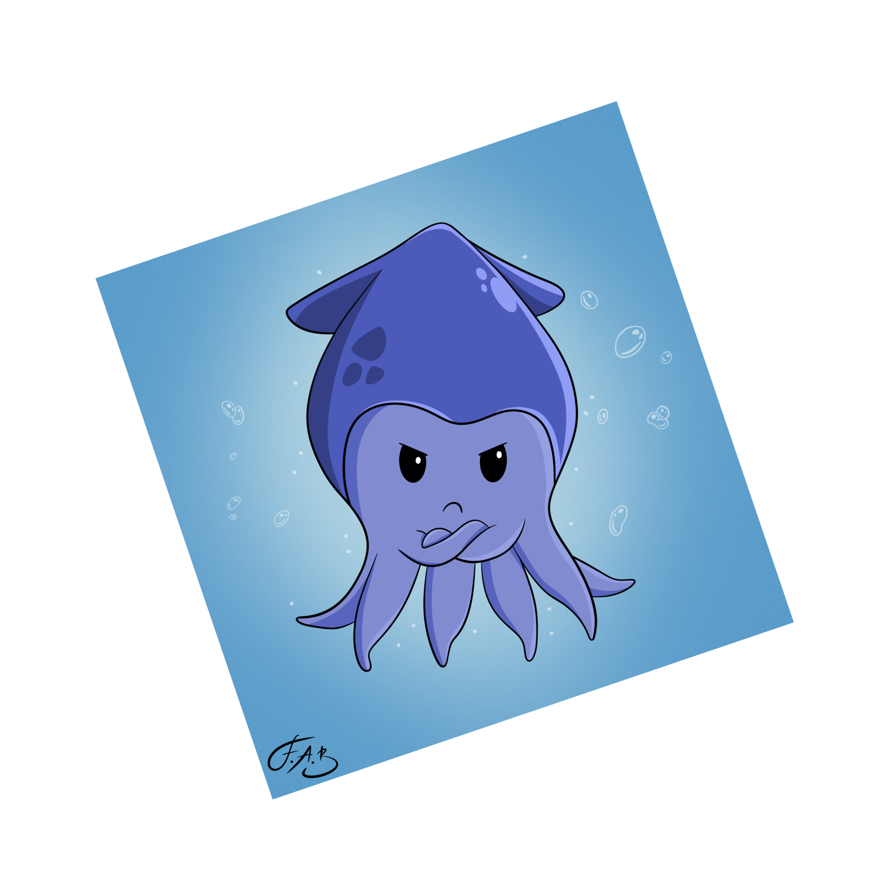 Annoyed Squid