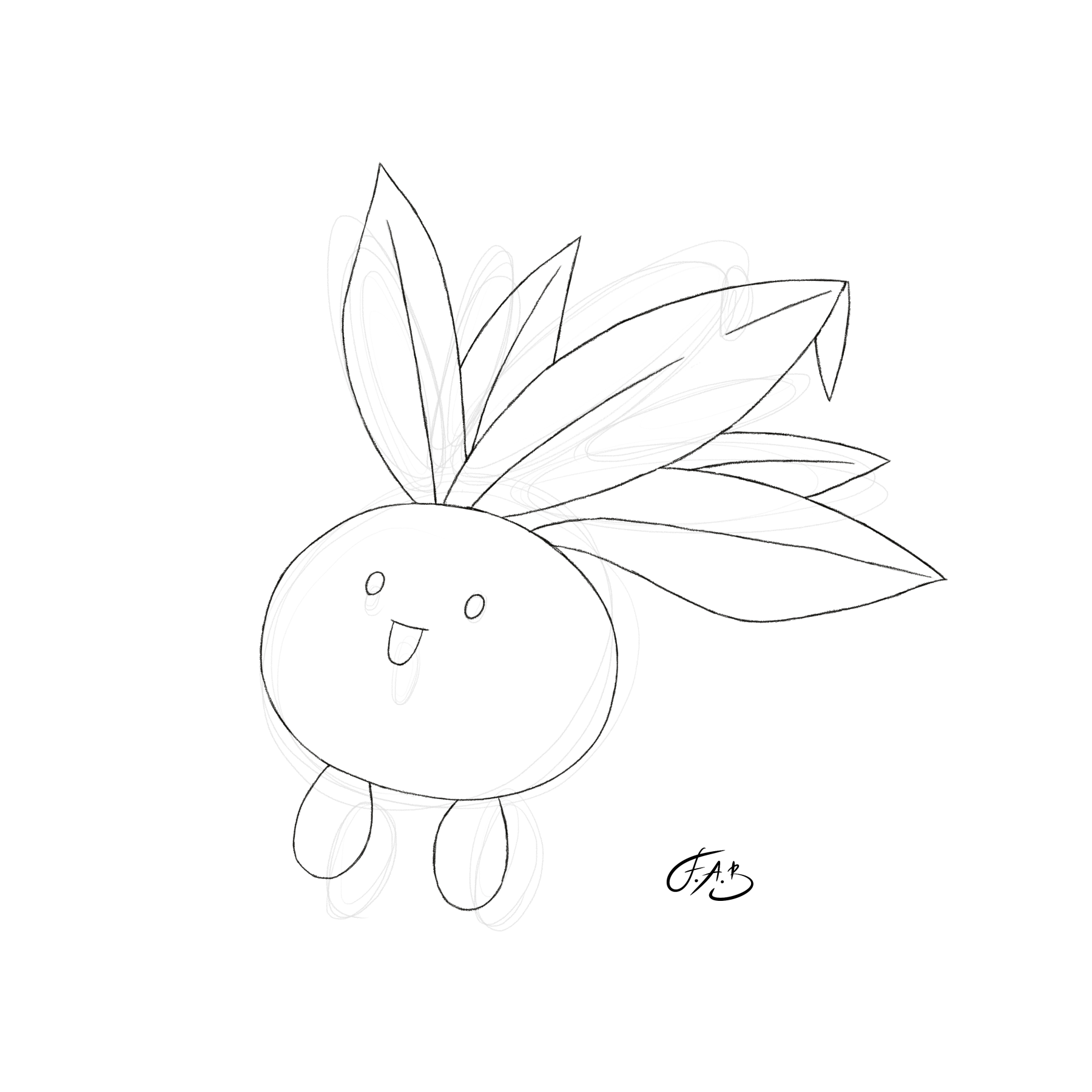 #0043 Oddish — version 1
