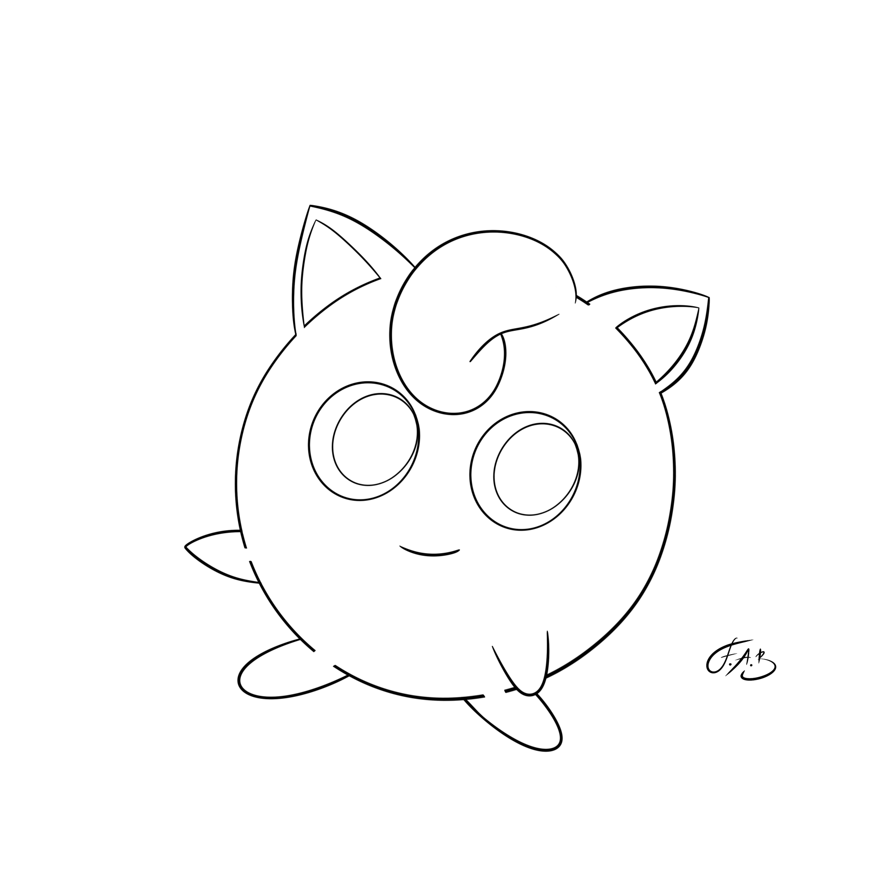 #0039 Jigglypuff — version 2