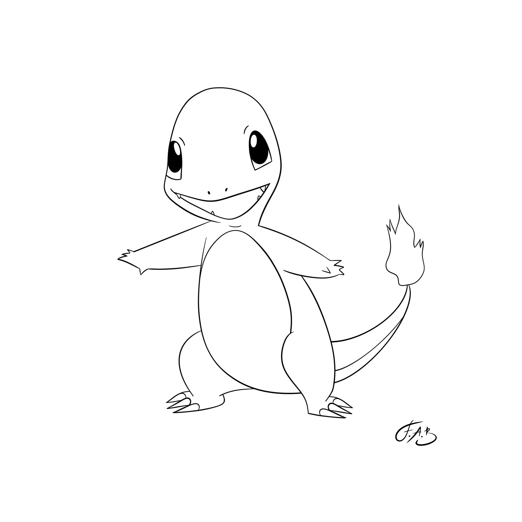#0004 Charmander — version 2