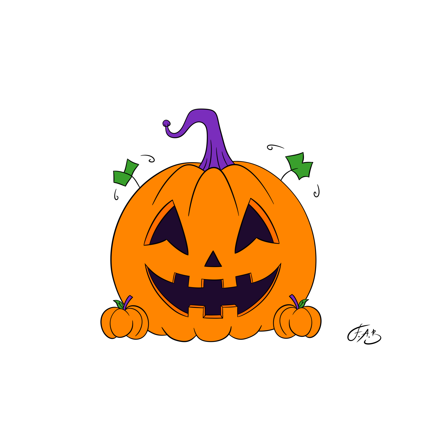 Halloween Pumpkin — version 3
