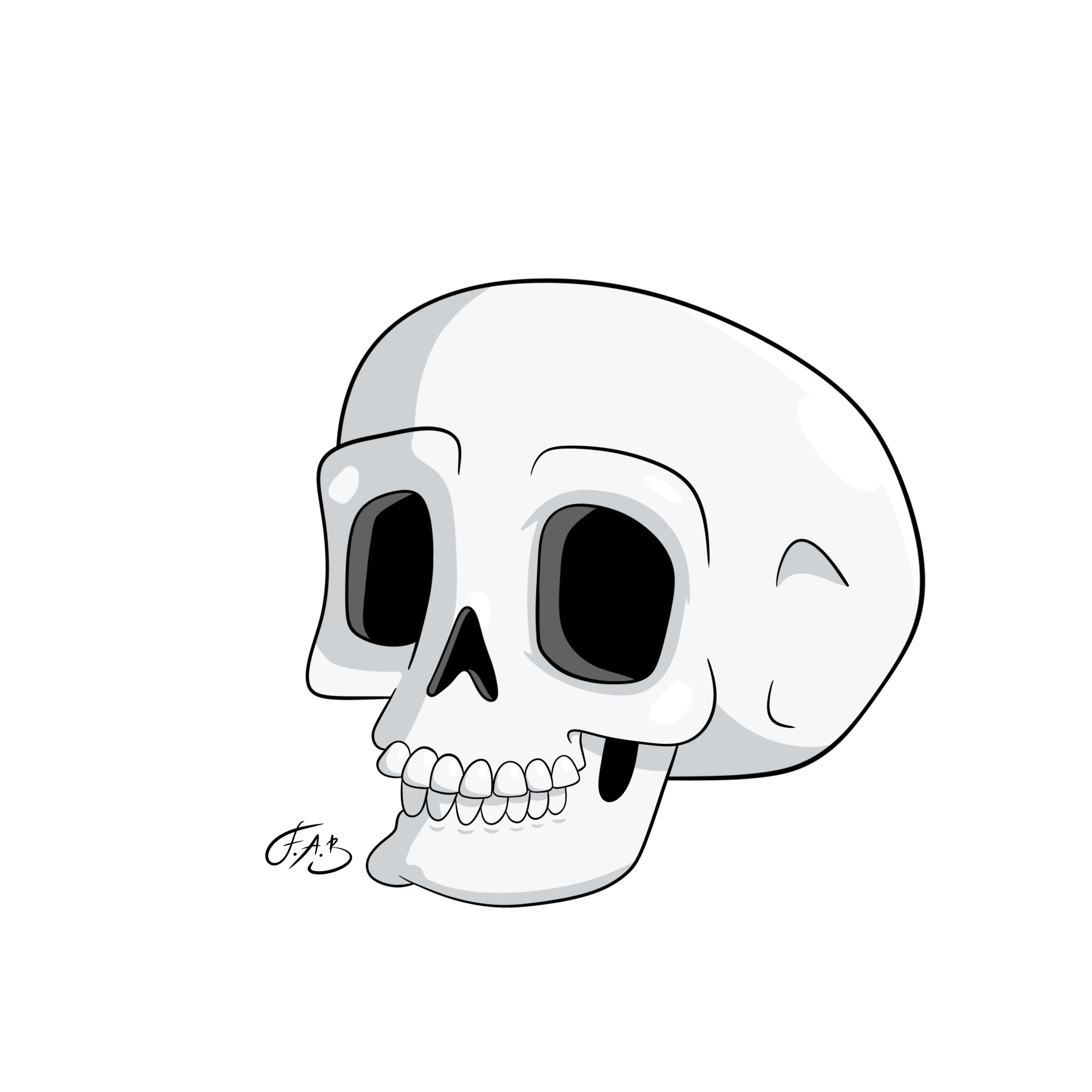 Halloween Skull — version 4